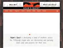 Tablet Screenshot of adamsquest.org